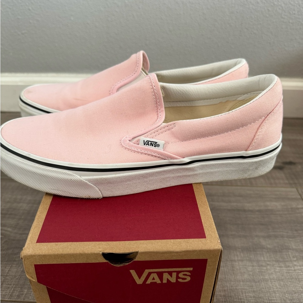 Vans Classic Slip Ons pink